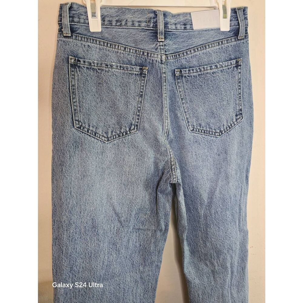 Pistola Women's Straight Leg Jeans Size 28 Ultra High Waist Button Fly Play Day - Picture 11 of 15